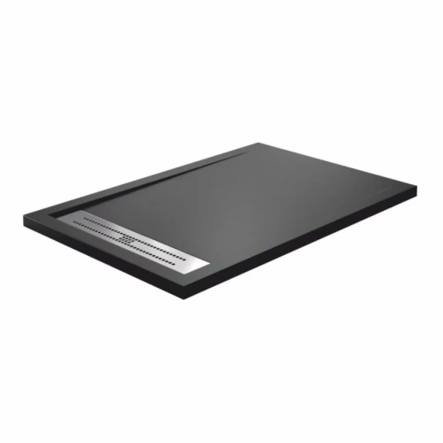 Поддон для душа WasserKraft Abens 20T06 120х80 прямоугольный, из искусственного камня, черный матовый от магазина Vanna-Vanna.ru!