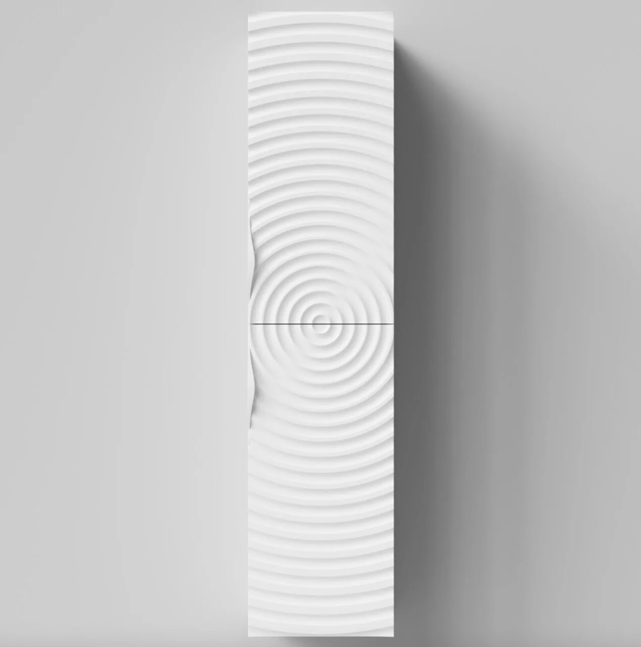 Пенал Vod-ok Elite Эйфория 35 L/R подвесной, F1 круги, белый + 7 цветов