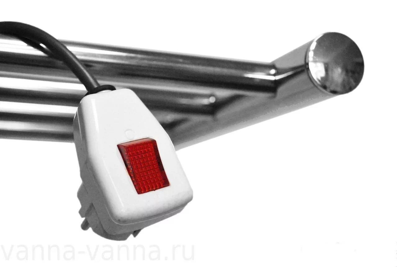 Полотенцесушитель электрический полка Domoterm DMT Т4 38 53 R правый, хром