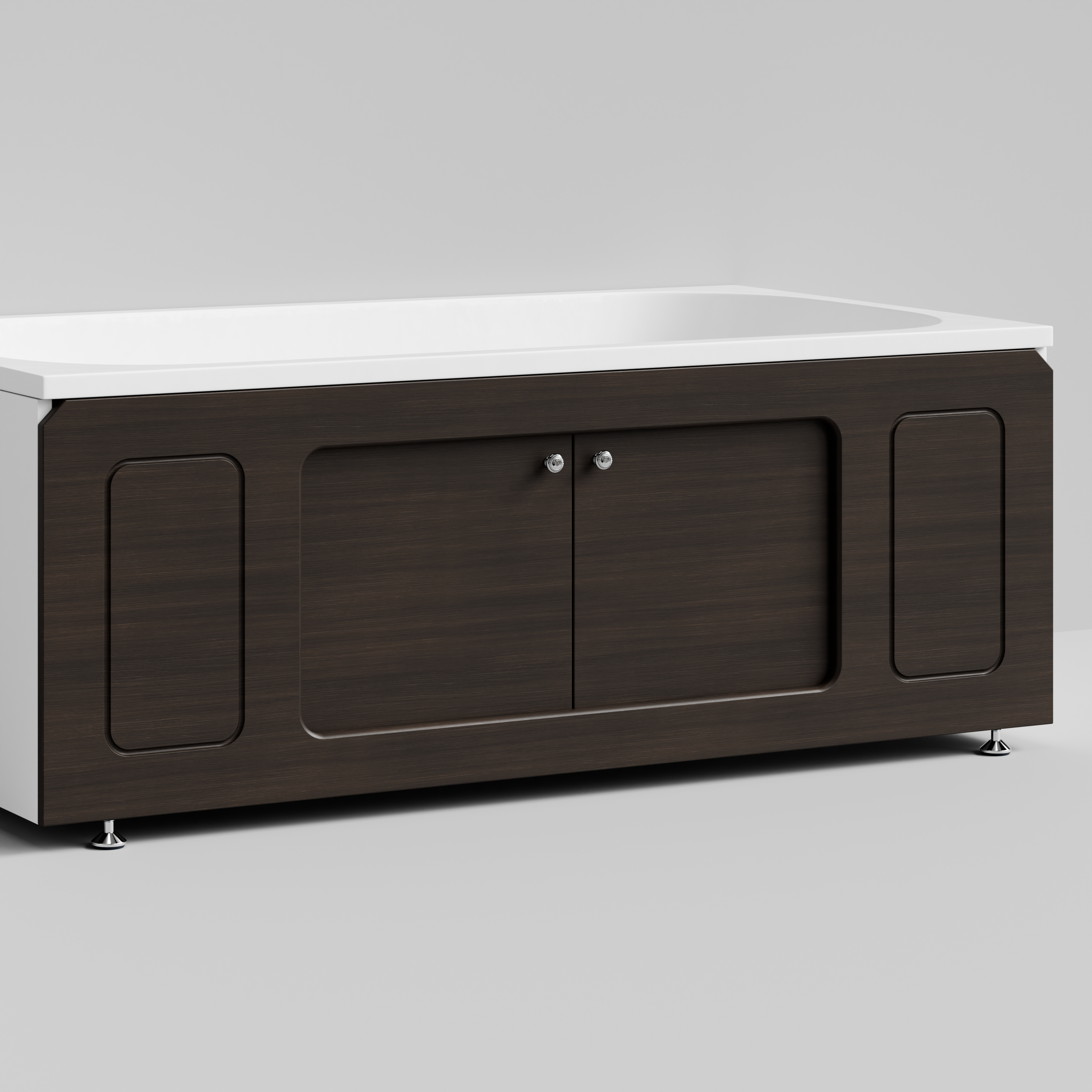 Экран под ванну Vod-ok Лидер 150 раздвижной Палисандр