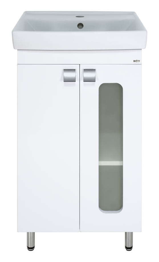 Тумба с раковиной Misty Урал 50 белый