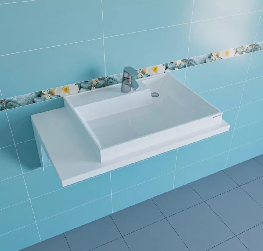 Раковина Санта Юпитер 900х500 R белая