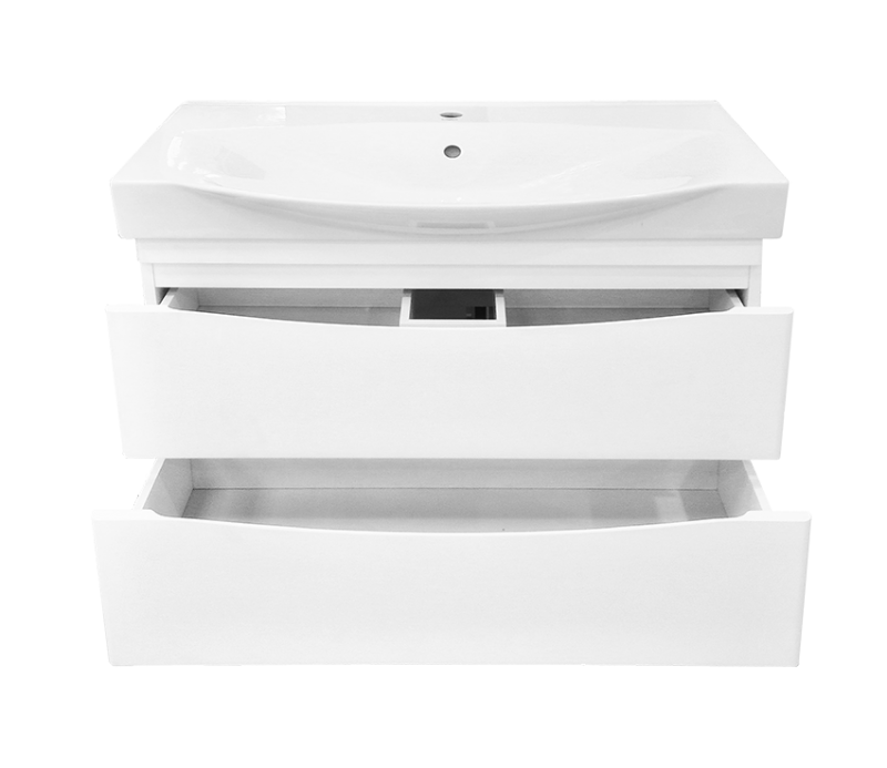 Тумба с раковиной Misty Элвис 105 белый