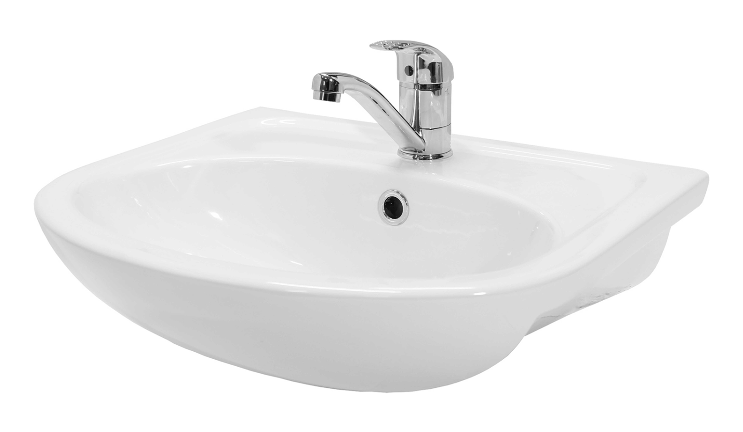 Тумба с раковиной Misty Смайл 50 белый