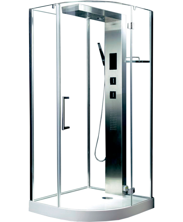 Душевая кабина Timo Premium ARMO (90*90*215), стульчик прозрачный