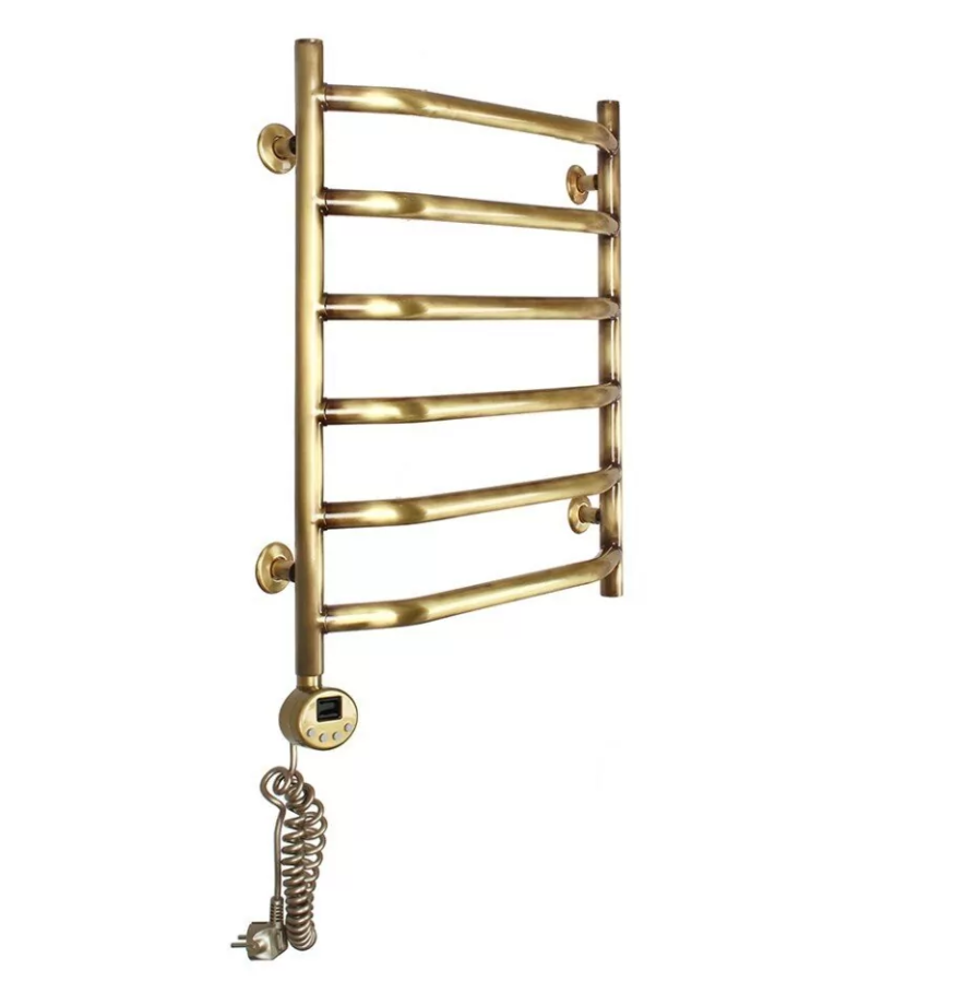 Полотенцесушитель электрический Domoterm Лаура Плюс П6 500х600 АБР EL, античная бронза