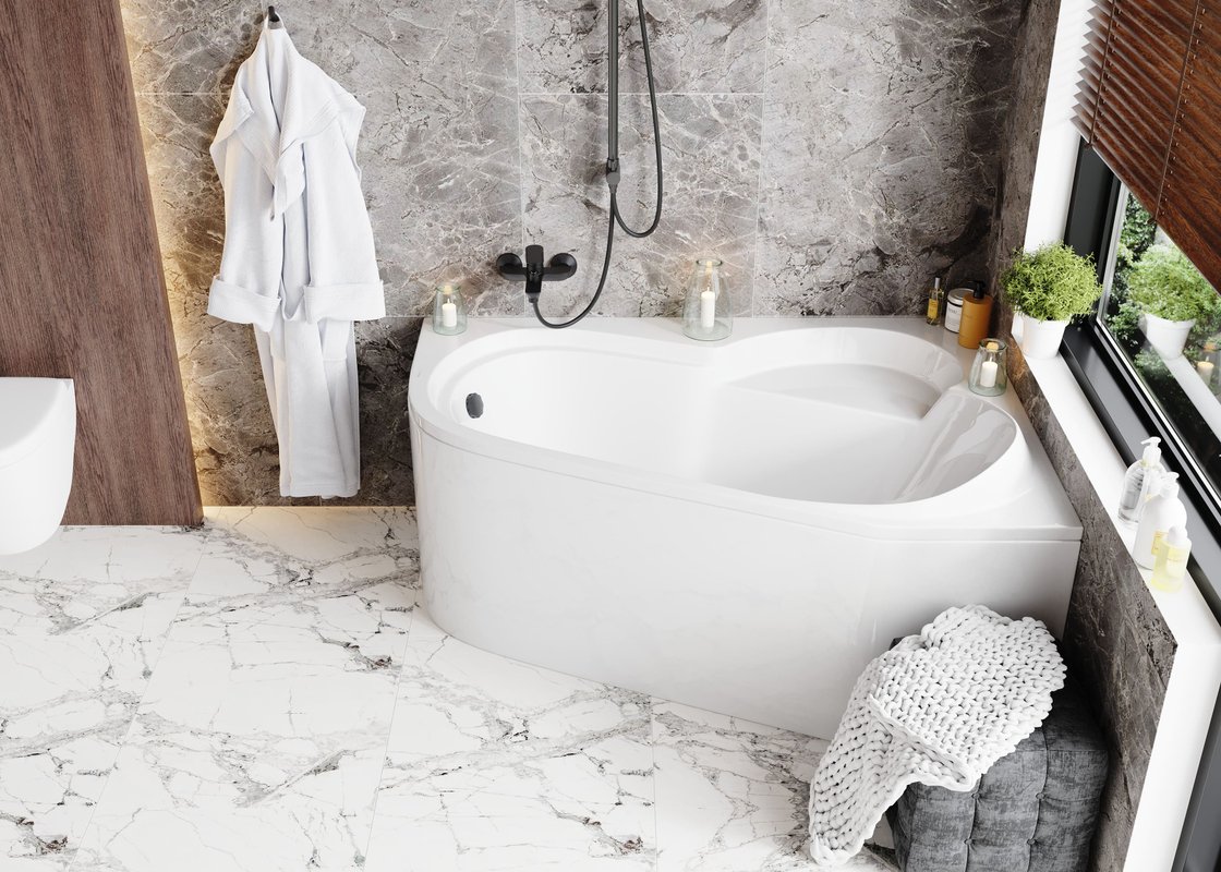 Ванна акриловая Vagnerplast Selena 147 правая