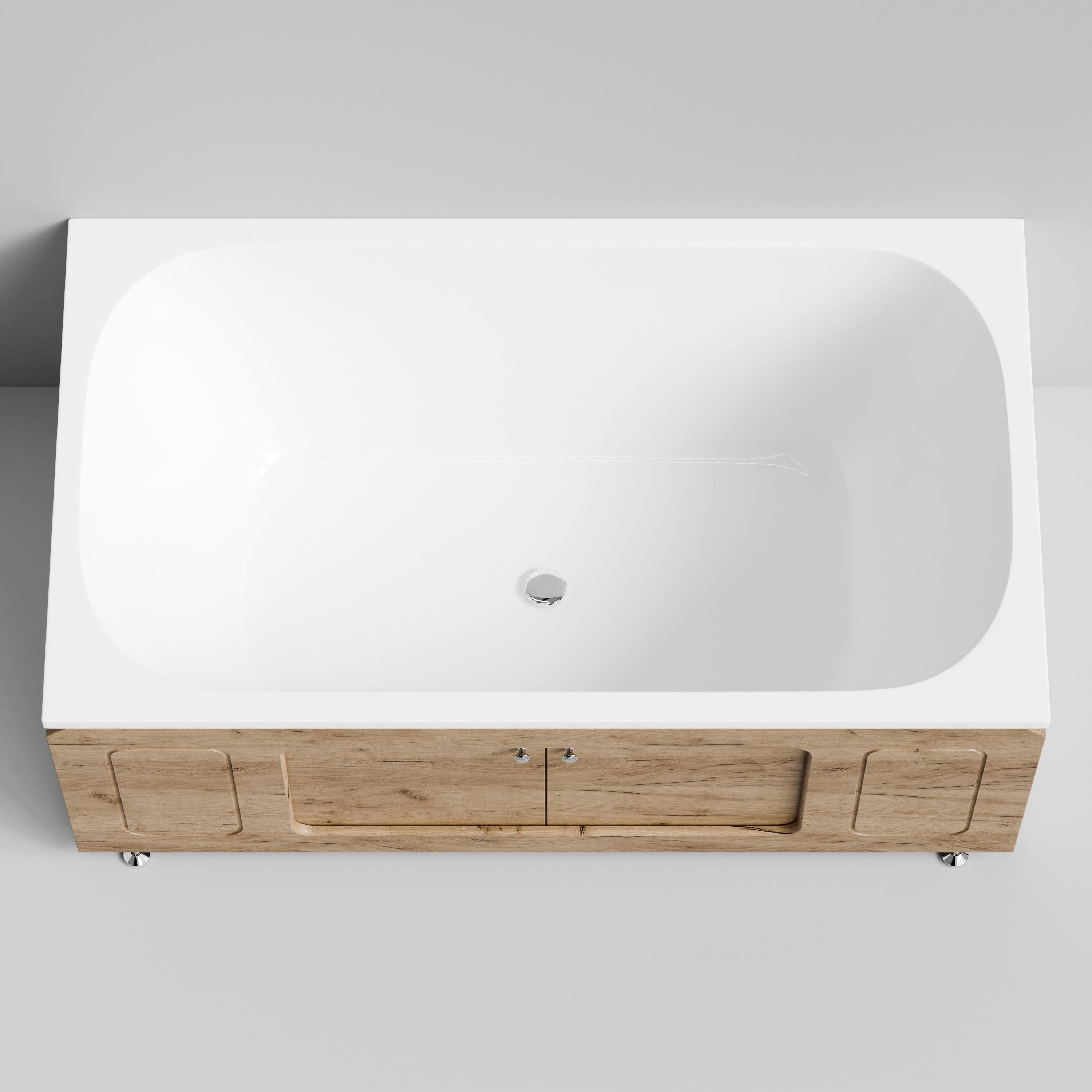 Экран под ванну Vod-ok Лидер 150 раздвижной Дуб Тортуга