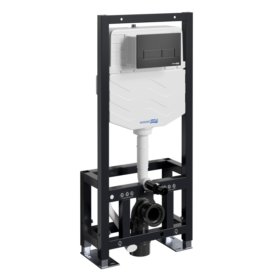 Инсталляция WasserKraft Dill 61TLT.010.ME.MB03 для подвесного унитаза, с кнопкой