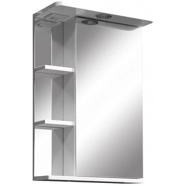 Зеркало-шкаф Stella Polar Нелея 45 R свет, белый