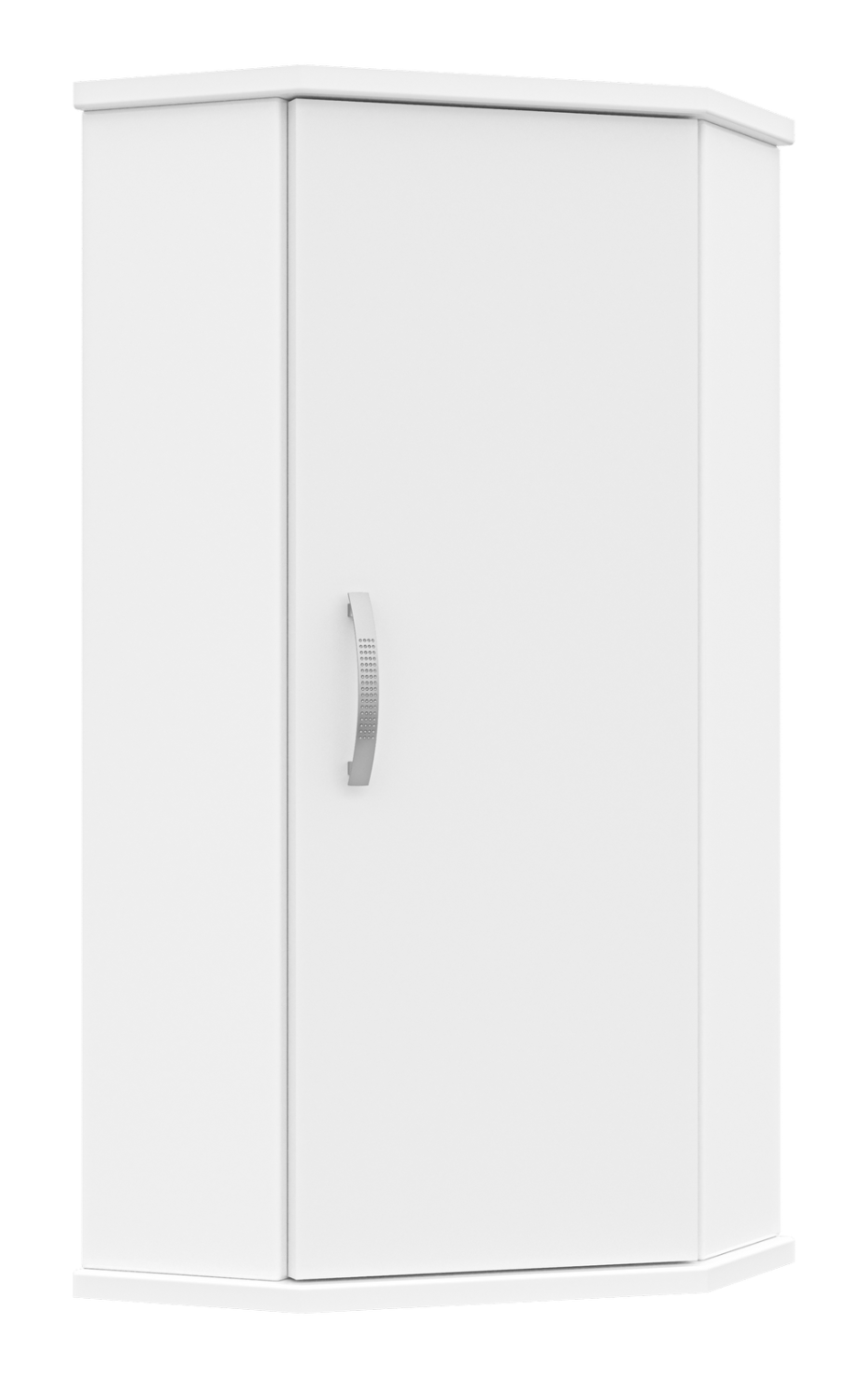 Шкаф навесной Misty Лилия 34 L/R, угловой, белый