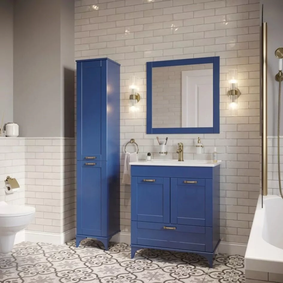 Пенал Sanflor Ванесса 35 L напольный, индиго