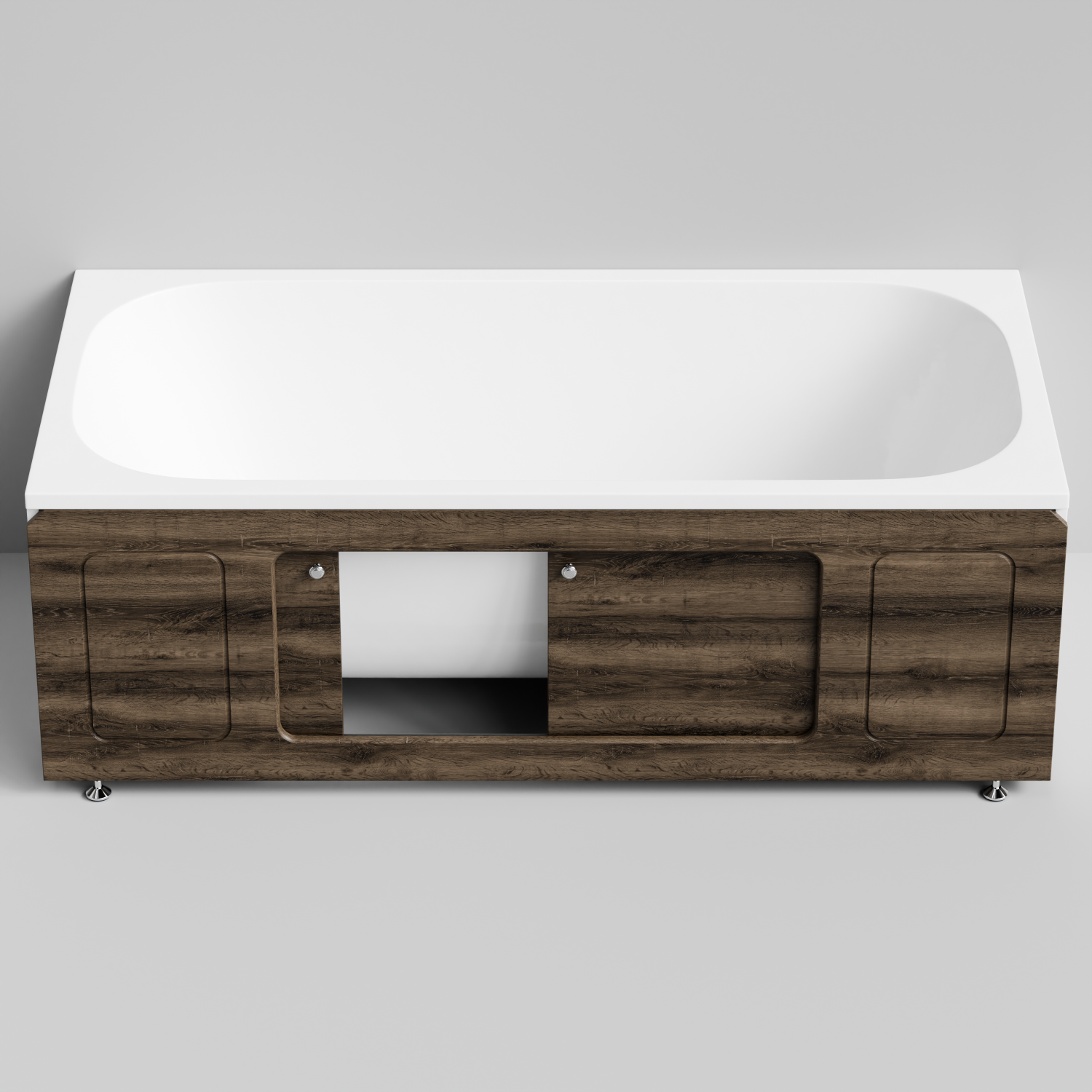 Экран под ванну Vod-ok Лидер 170 раздвижной Дуб крымский коричневый