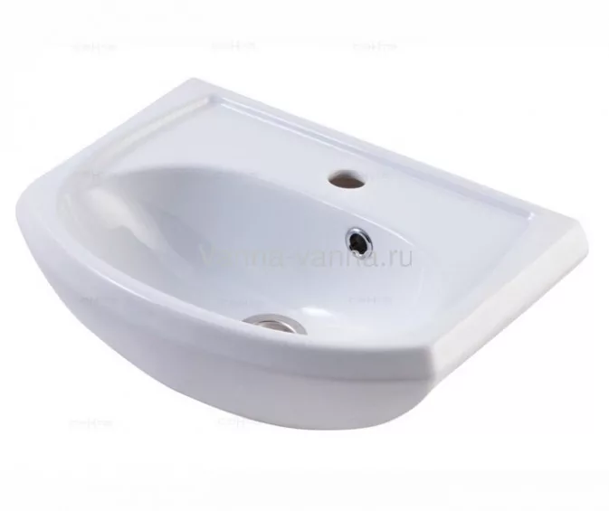 Тумба напольная Санта Верона 45 с раковиной Уют 45, белая