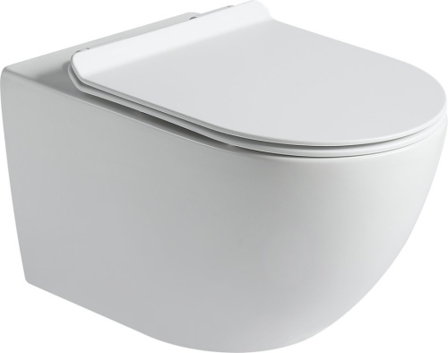 Унитаз SantiLine SL-5002T-MW подвесной, с микролифтом, белый от магазина Vanna-Vanna.ru!