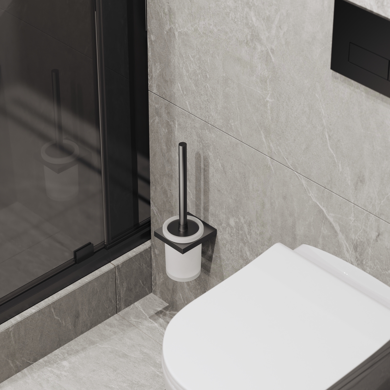 Ершик для унитаза Timo Petruma 15261/18 черное золото