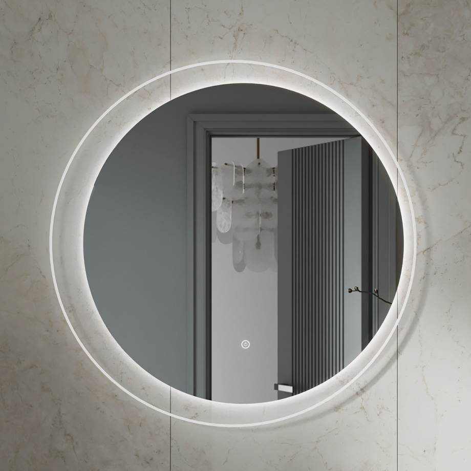 Зеркало EQUIL Elegante D80 с подсветкой, мэйджик