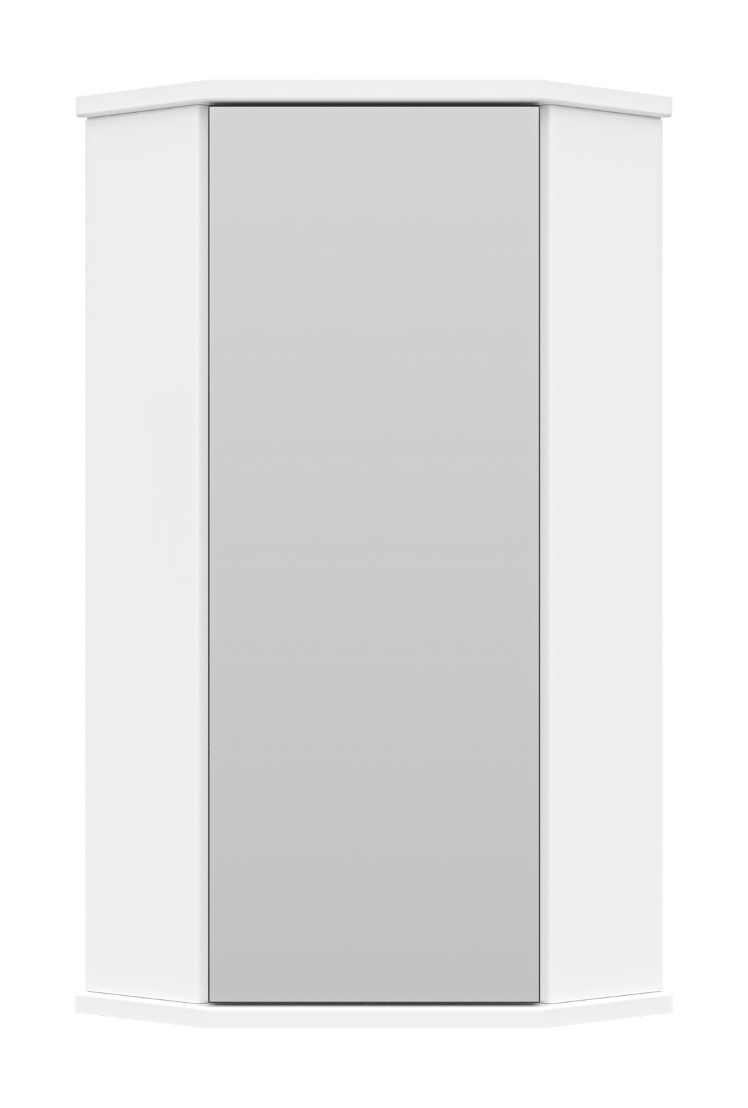 Зеркало-шкаф Misty Лилия 34 универсальный, угловой, белый