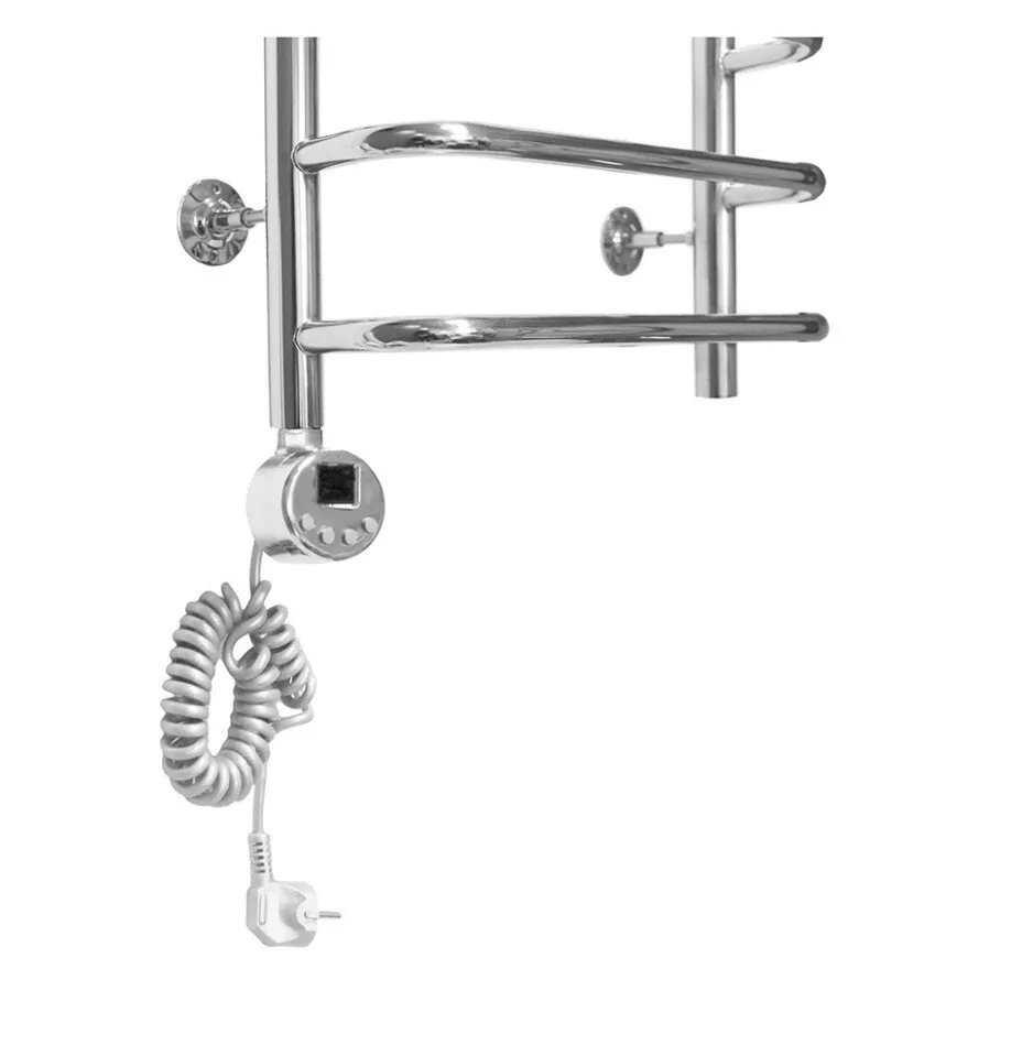 Полотенцесушитель электрический Domoterm Стефано П5 400x500 EL, хром