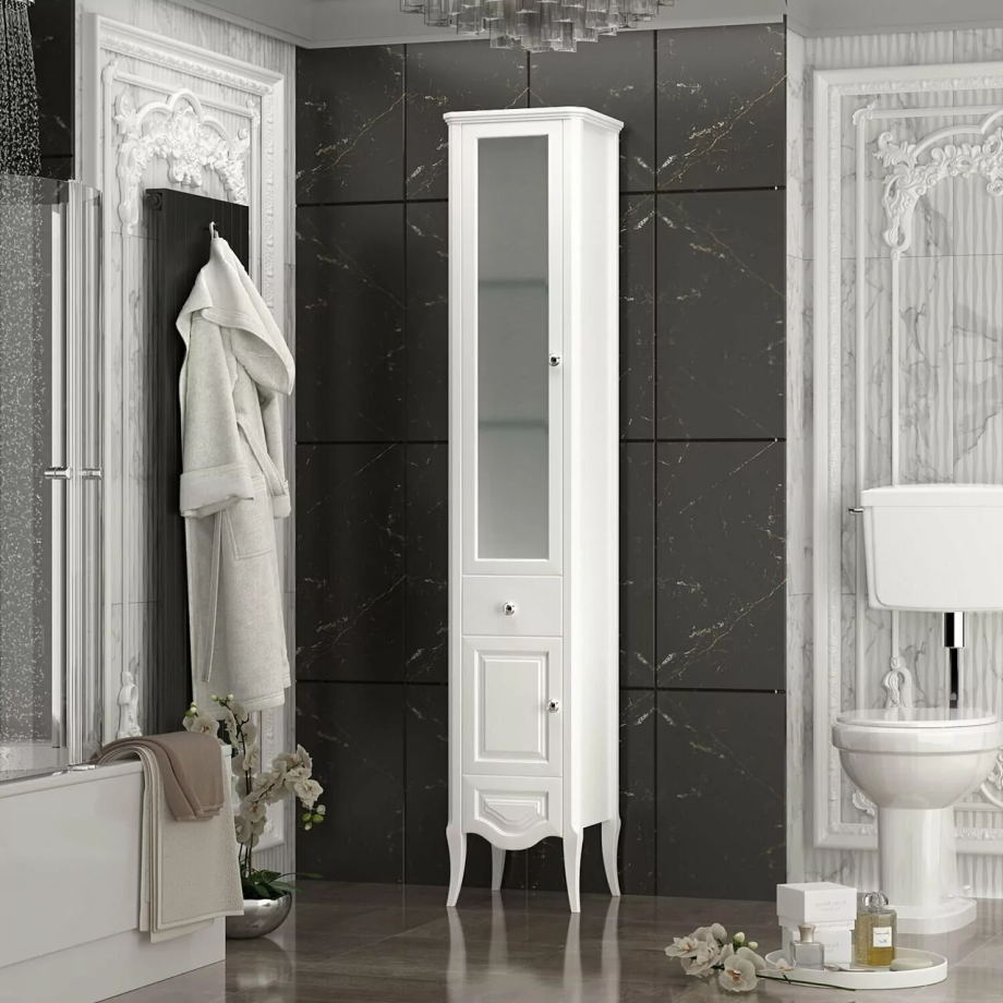 Пенал Opadiris Брунелла 37 L белый