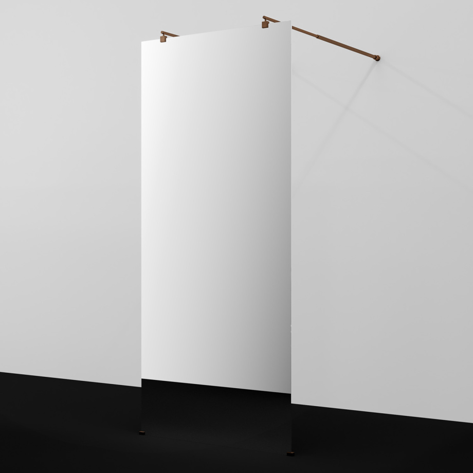 Душевая перегородка WasserKRAFT Vechte 60W39RG-MR розовое золото