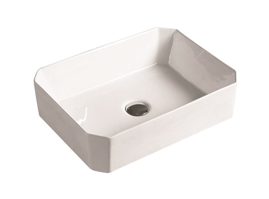 Раковина SantiLine SL-1013 накладная, белая