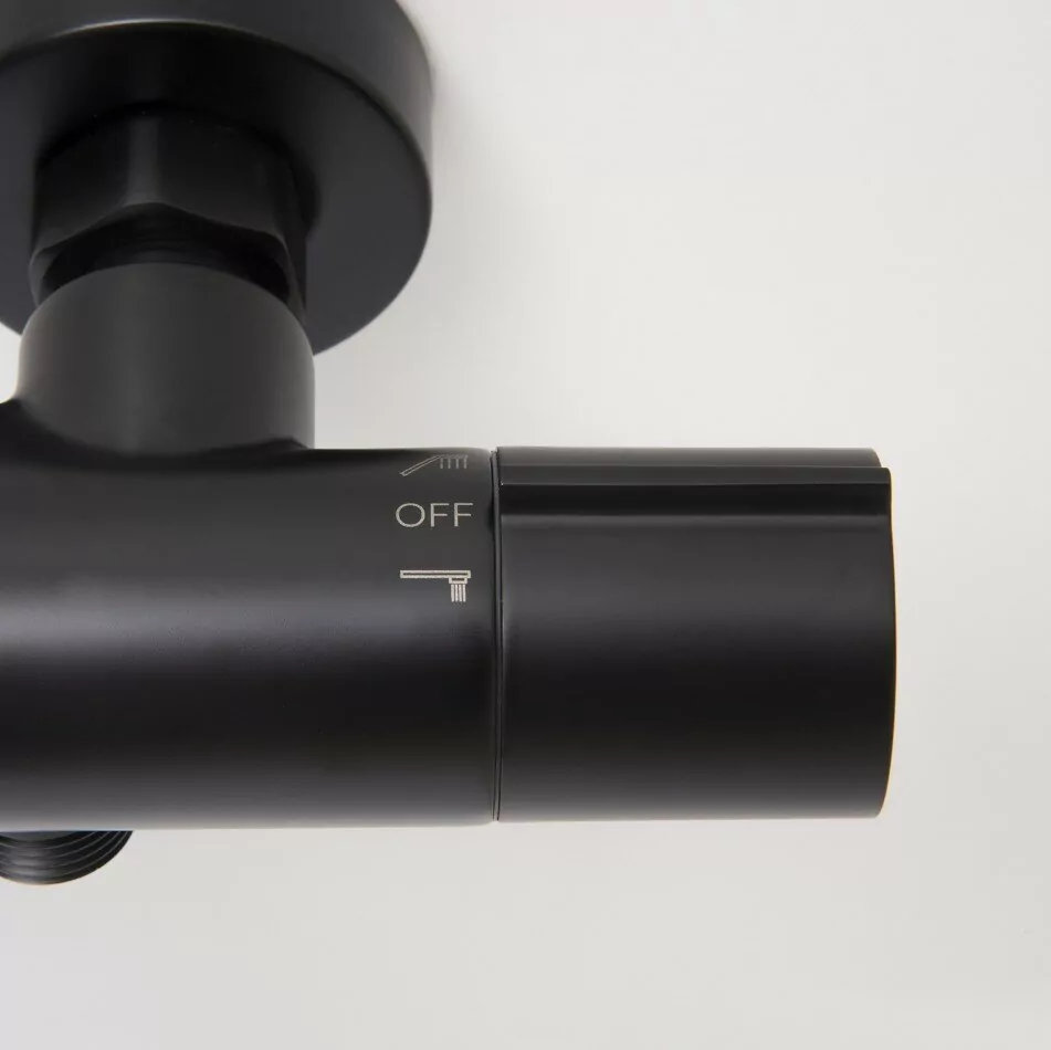 Смеситель для ванны WasserKraft Elbe 7411 Thermo черный Soft-touch от магазина Vanna-Vanna.ru!