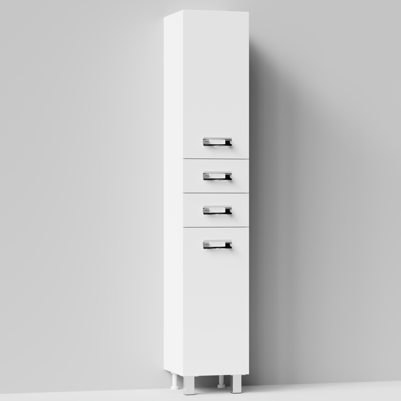 Пенал Vod-ok Орландо 35 L/R напольный, белый + 13 цветов