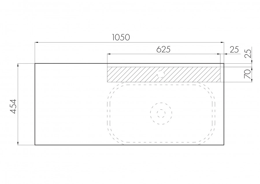Тумба подвесная Aquaton Терра 105 с раковиной Лола 60, дуб кантри, антрацит, графит