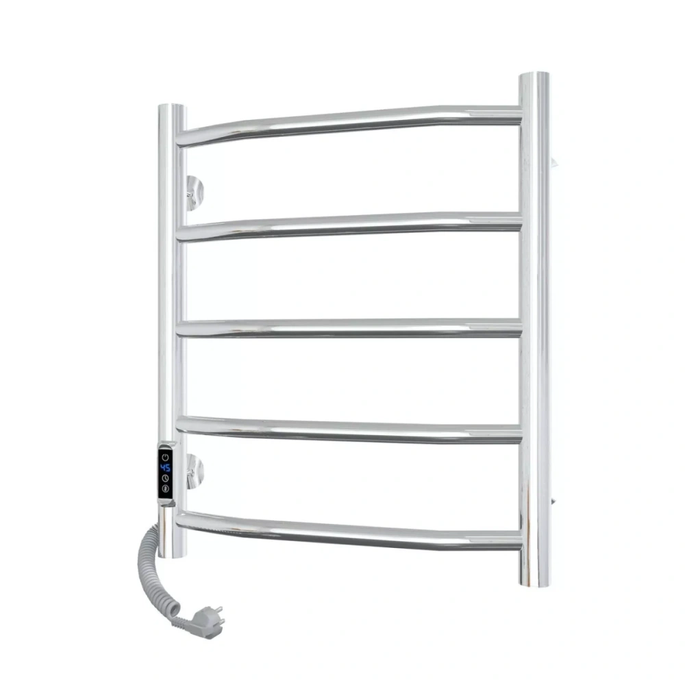 Полотенцесушитель электрический Laris Виктория П5 400х500 с терморегулятором, левый, хром от магазина Vanna-Vanna.ru!