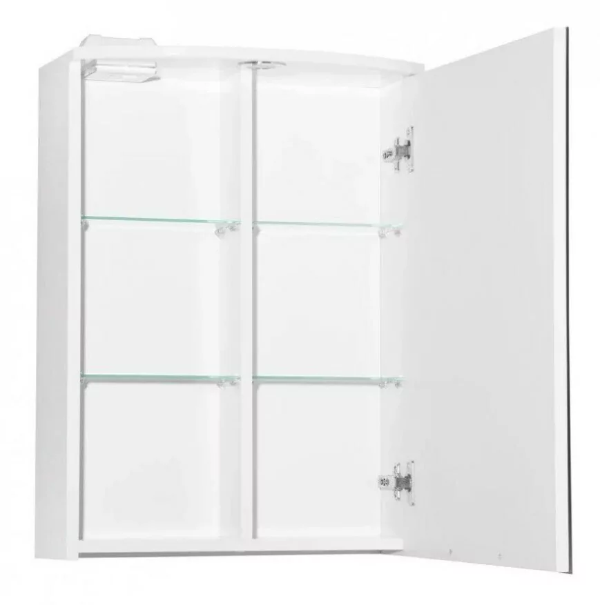 Зеркало-шкаф Style Line Жасмин 2 50/С, Люкс свет, белый