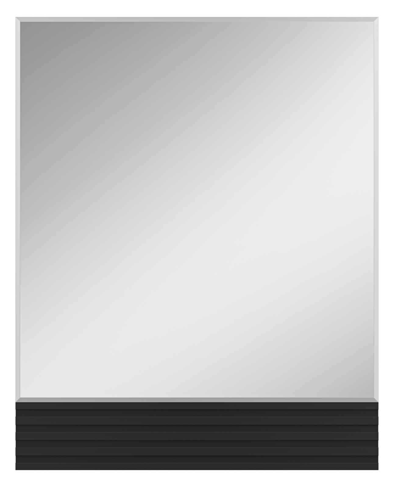 Зеркало Brevita Dakota 80 черный/темное дерево