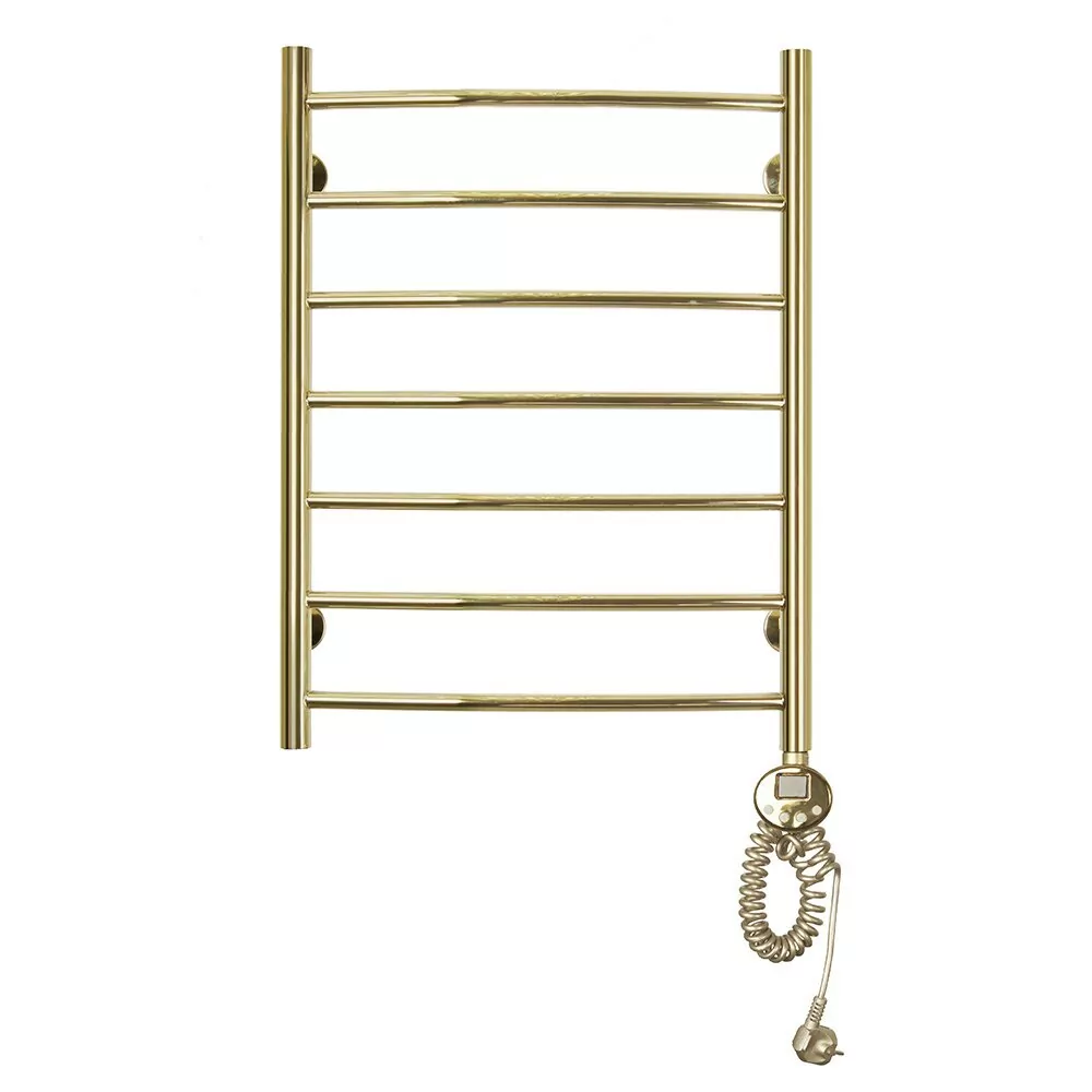 Полотенцесушитель электрический Domoterm Калипсо П7 500X700 ER правый, золото