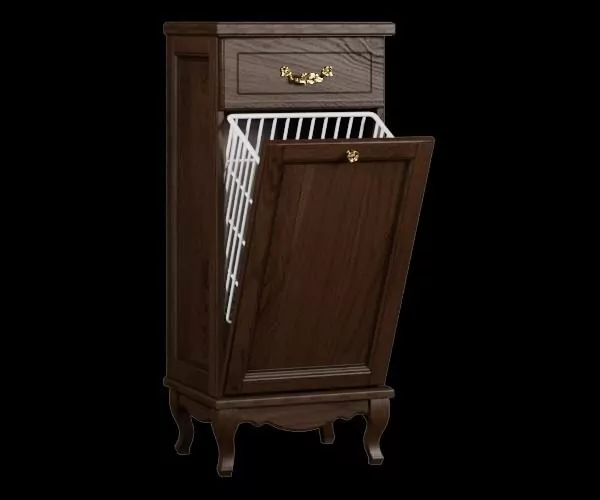 Тумба-комод ValenHouse Лиора 40 с корзиной, кальяри, ручки бронза