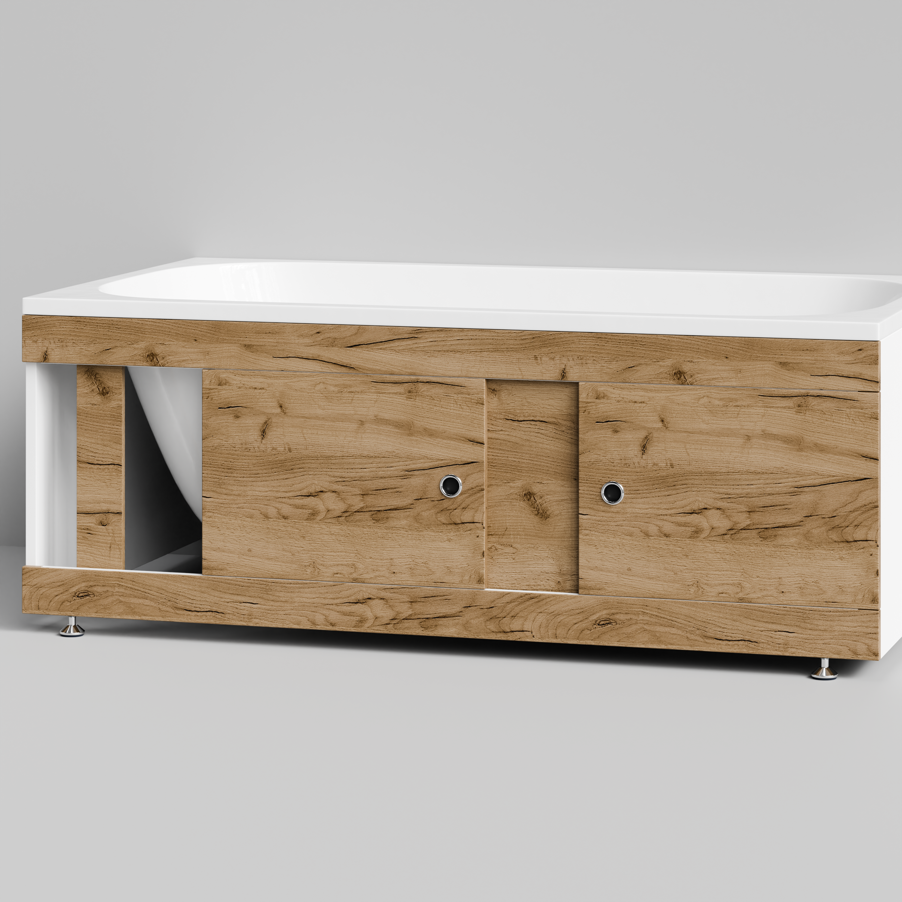 Экран под ванну Vod-ok Купе 150 раздвижной Дуб Тортуга