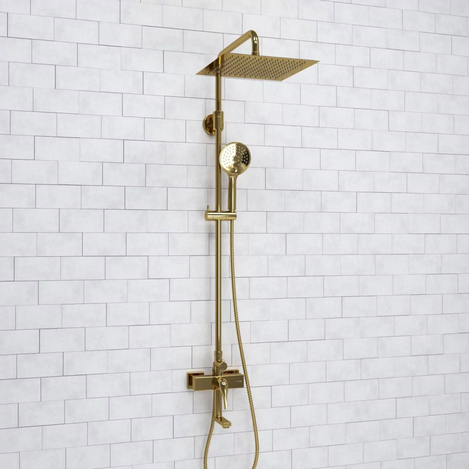 Душевая стойка WasserKraft A171.261.207.PG глянцевое золото