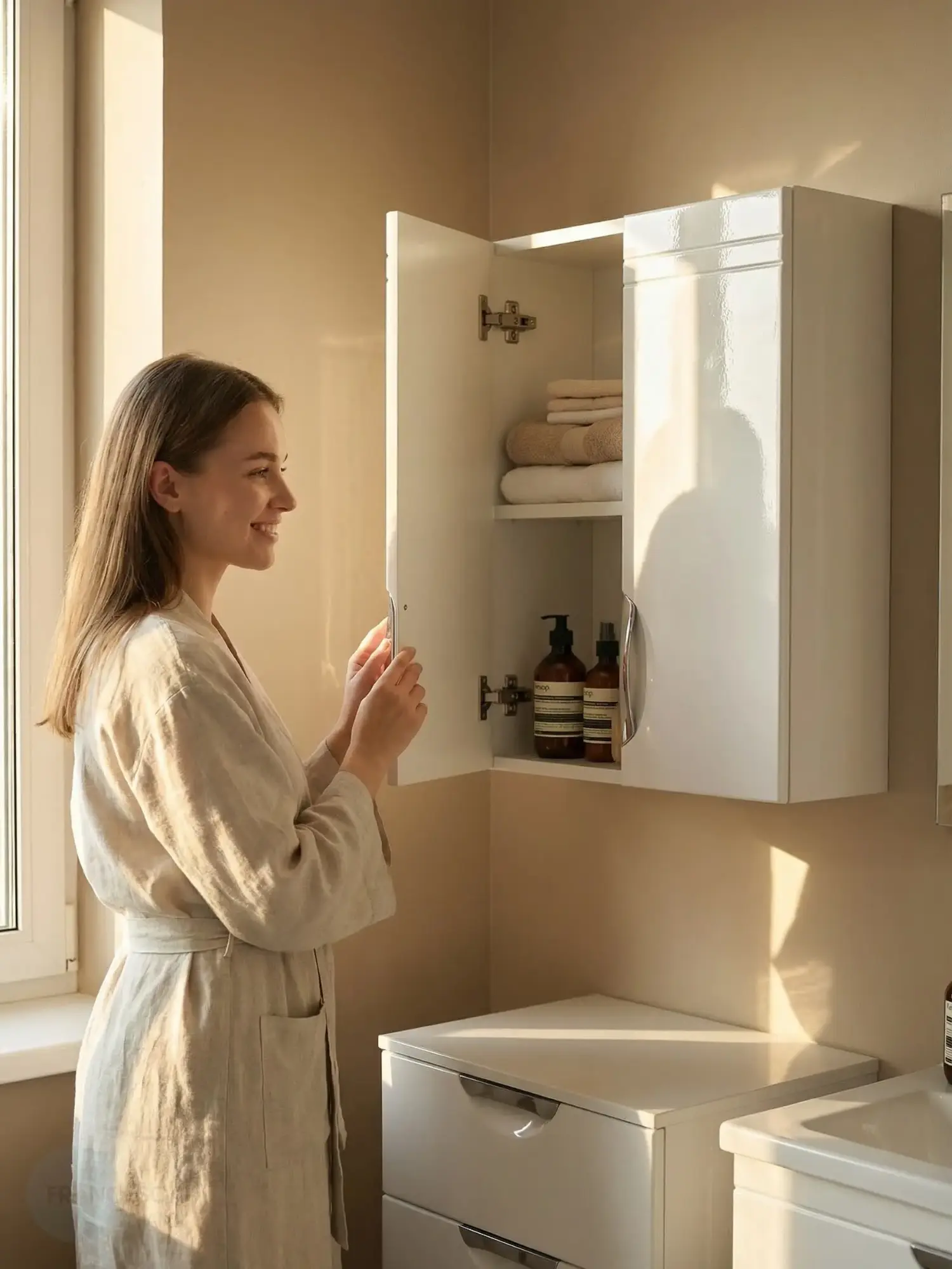 Шкаф навесной Francesca Доминго 50 белый от магазина Vanna-Vanna.ru!