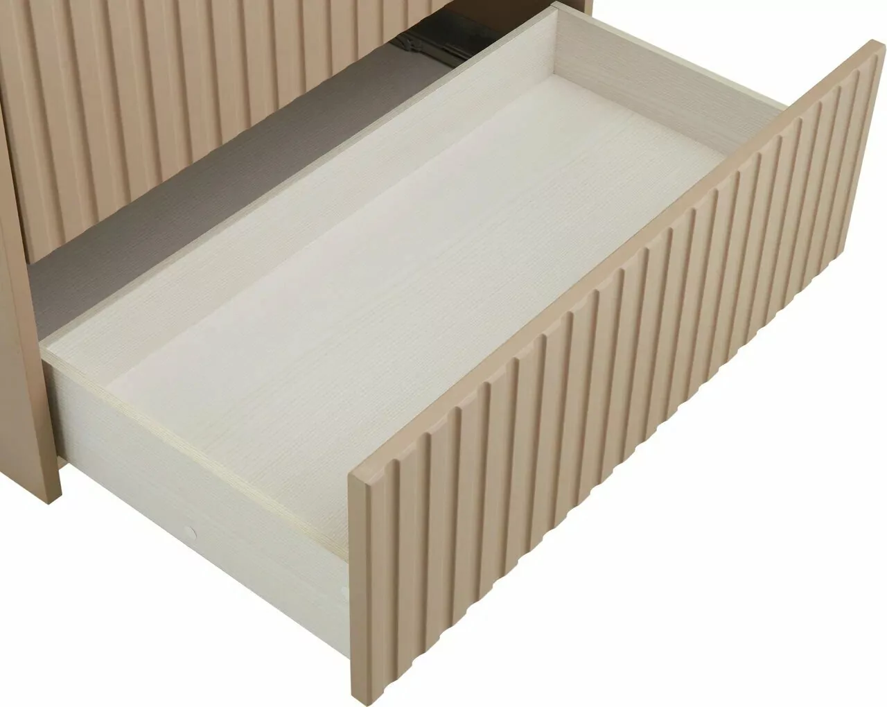 Тумба с раковиной ASB Woodline Риола 80 подвесная, капучино