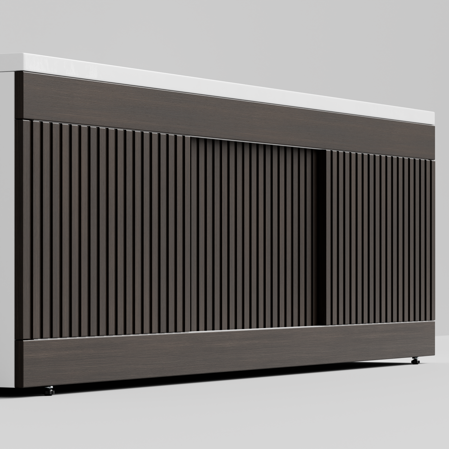 Экран под ванну Vod-ok Тач 170 раздвижной Палисандр