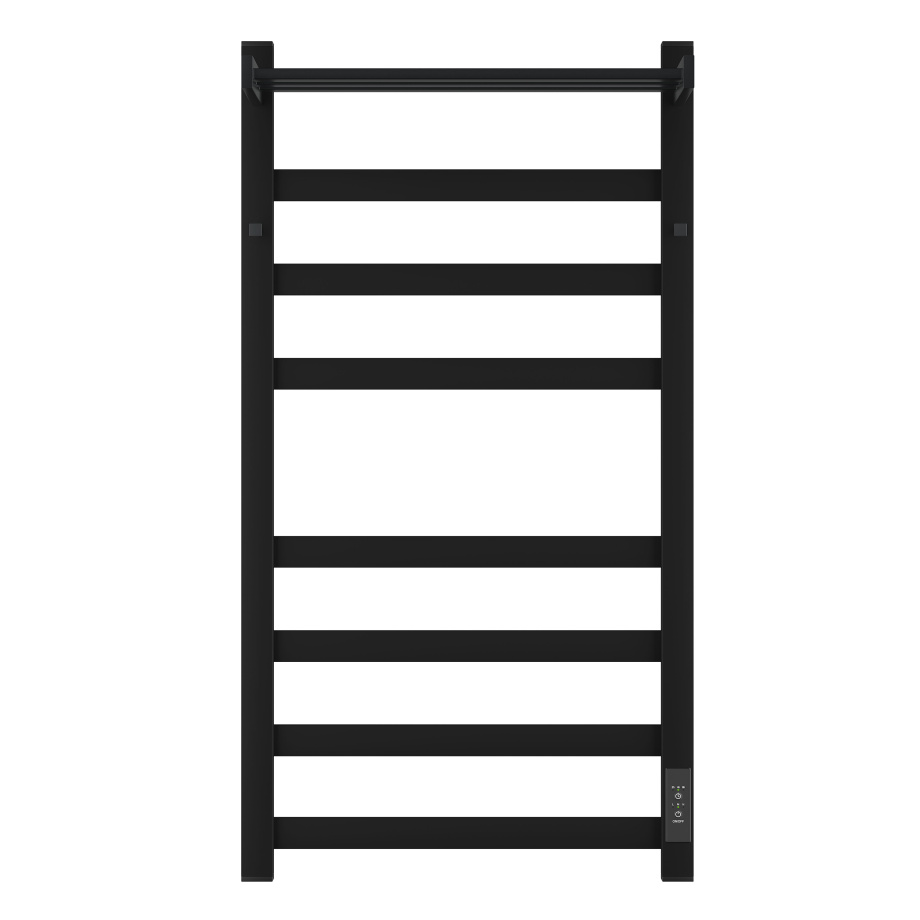 Полотенцесушитель электрический APEXTERMO Terra TR11184BM 800x400 с крючками и полкой, черный матовый