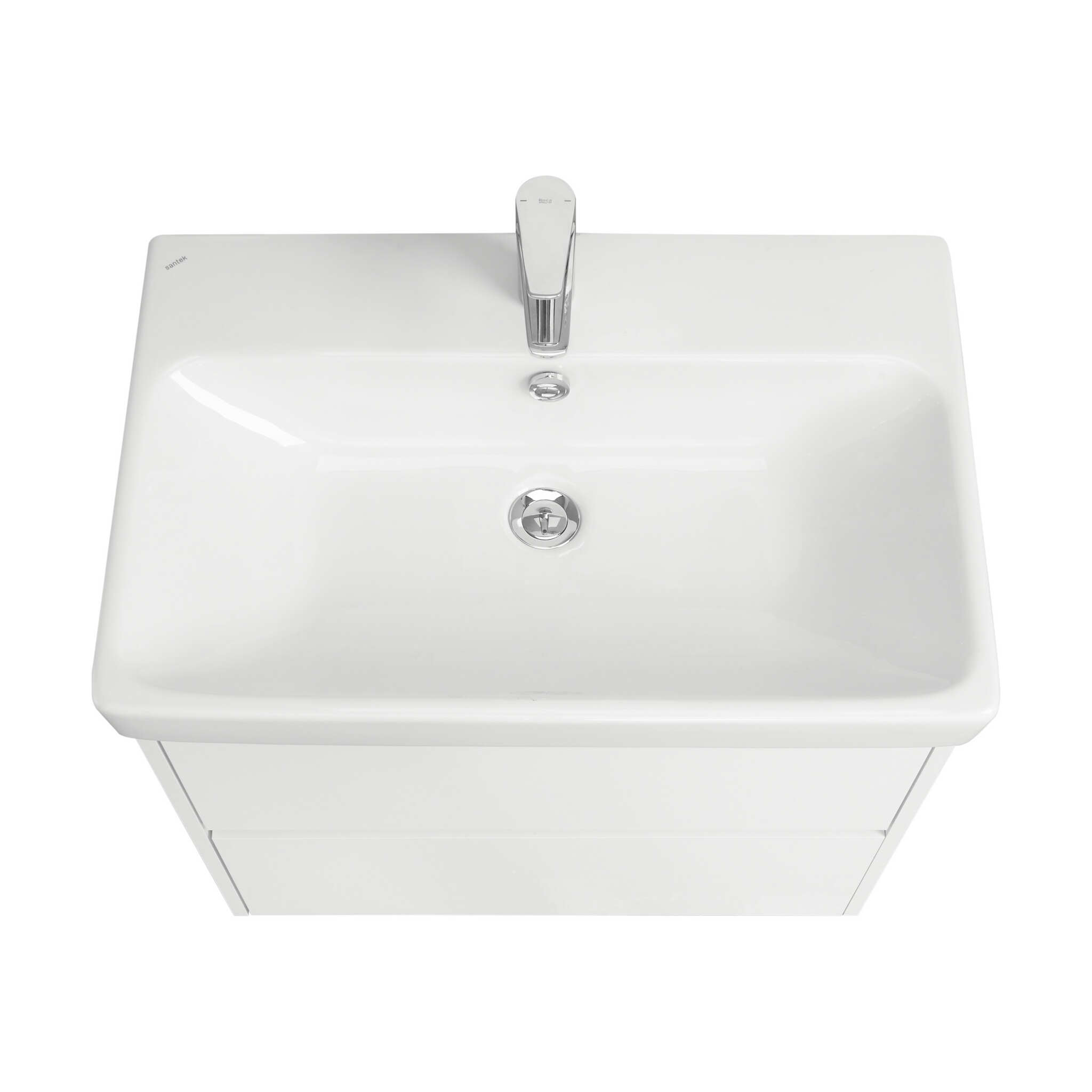 Тумба Aquaton Сканди 70 с раковиной Адриана 70, 2 ящика, подвесная, белый