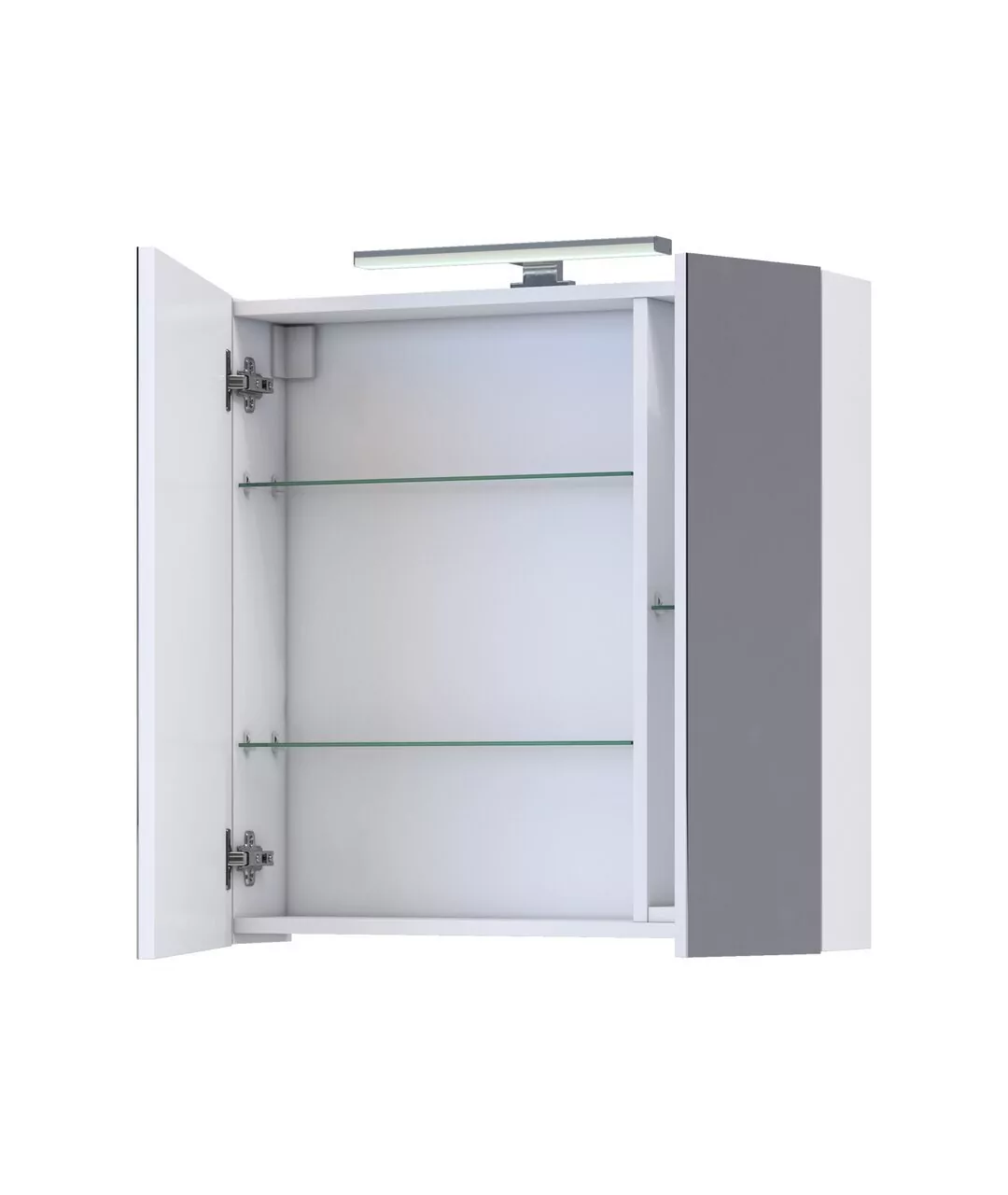 Зеркало-шкаф Vigo Plaza 60, свет, белый от магазина Vanna-Vanna.ru!