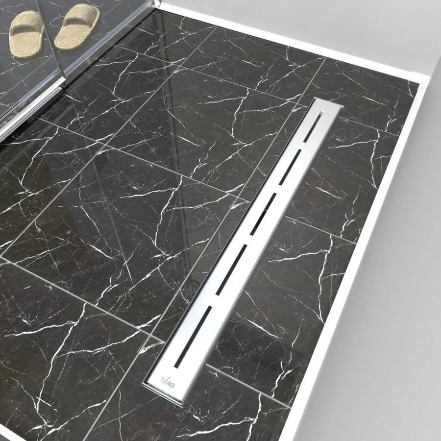 Душевой лоток Timo SP10 90 с решеткой SG10 90 хром матовый