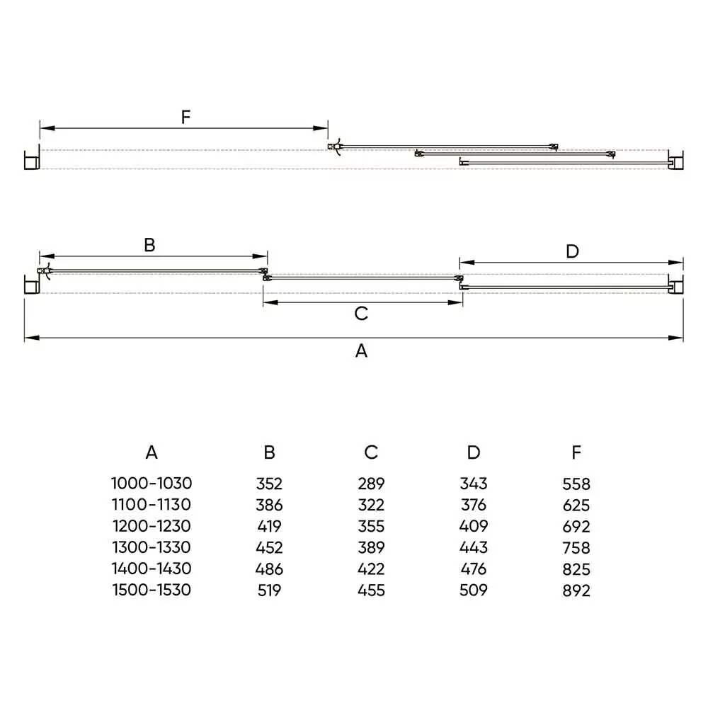 Душевая дверь Veconi VN31-100-01-C5 в нишу, раздвижная, прозрачное стекло, хром