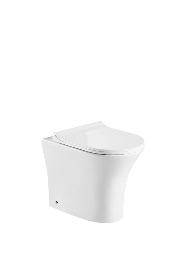 Унитаз Ceruttispa BERNINA F CT7842 напольный, приставной, белый