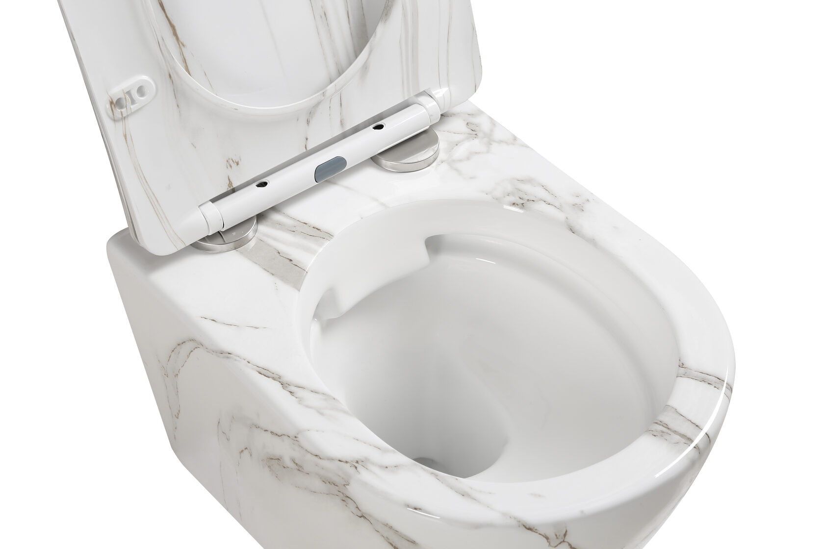 Унитаз SantiLine SL-5005MRB подвесной, с микролифтом, под мрамор