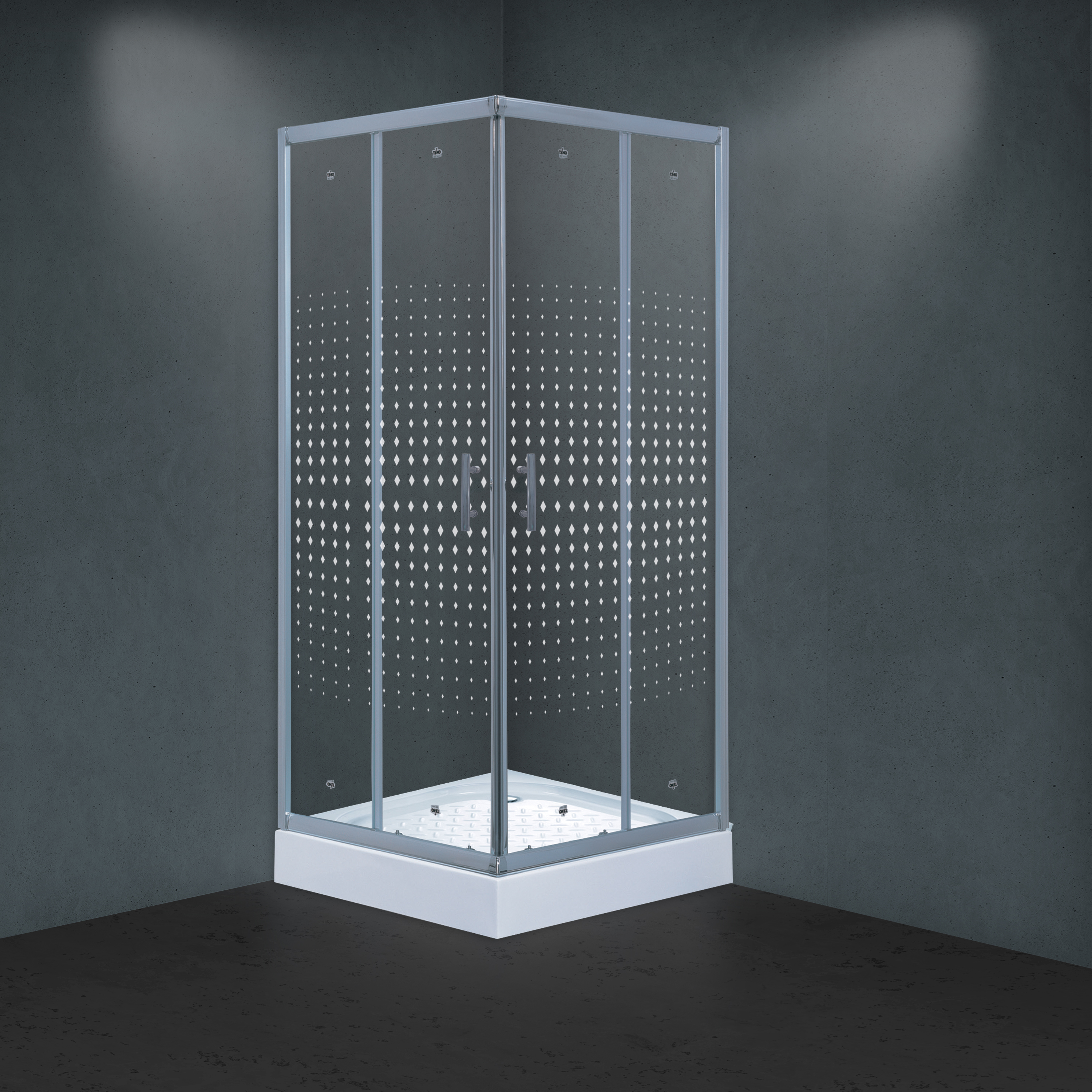 Душевой угол Timo TL-1102 Romb Glass (100*100*200)