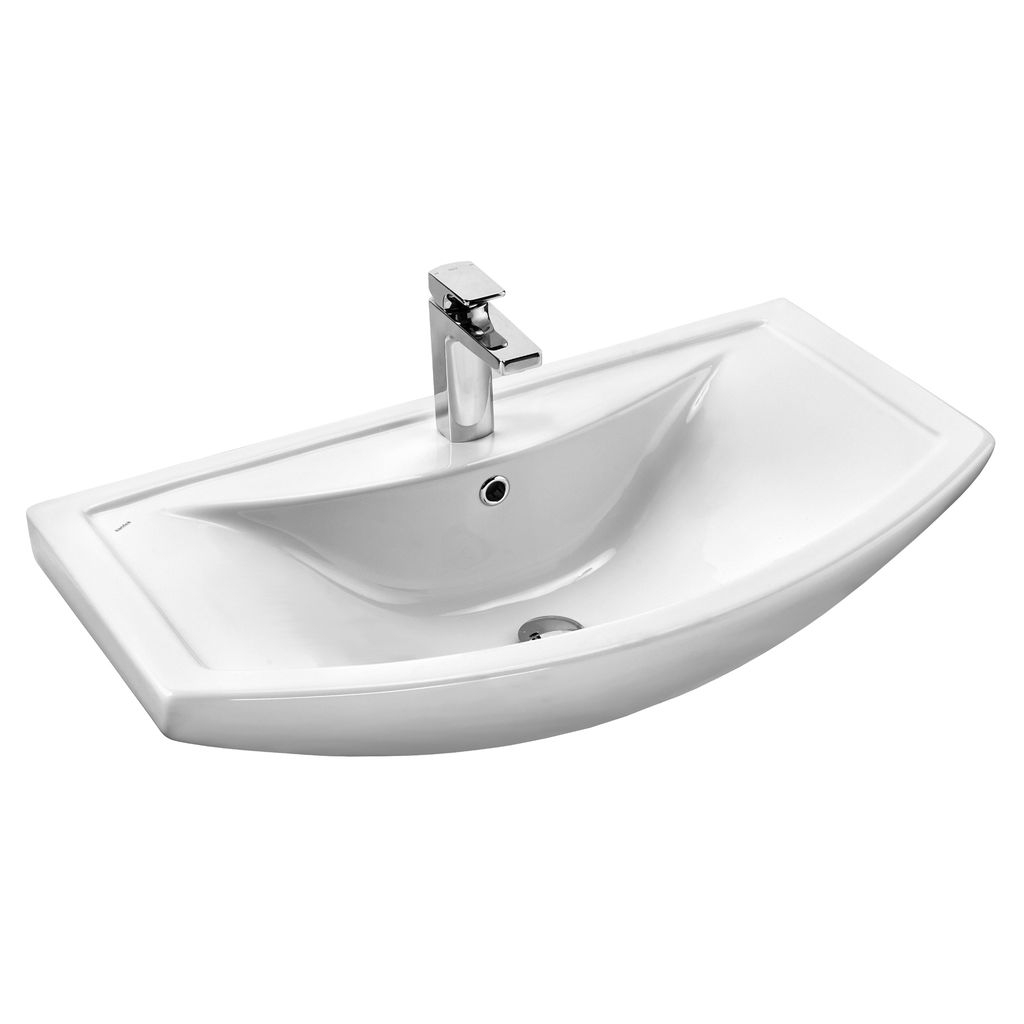 Тумба напольная Vigo Callao 80 с раковиной Балтика 80, 2 ящика, 2 двери, белый