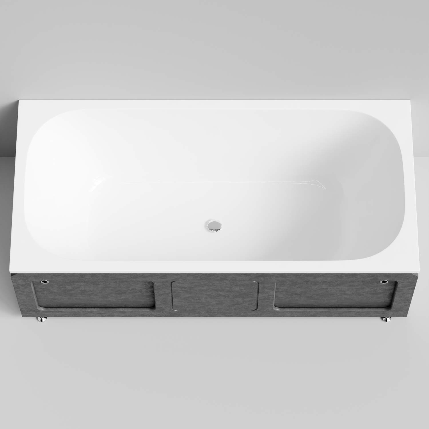 Экран под ванну Vod-ok Хит 180 раздвижной Серый камень