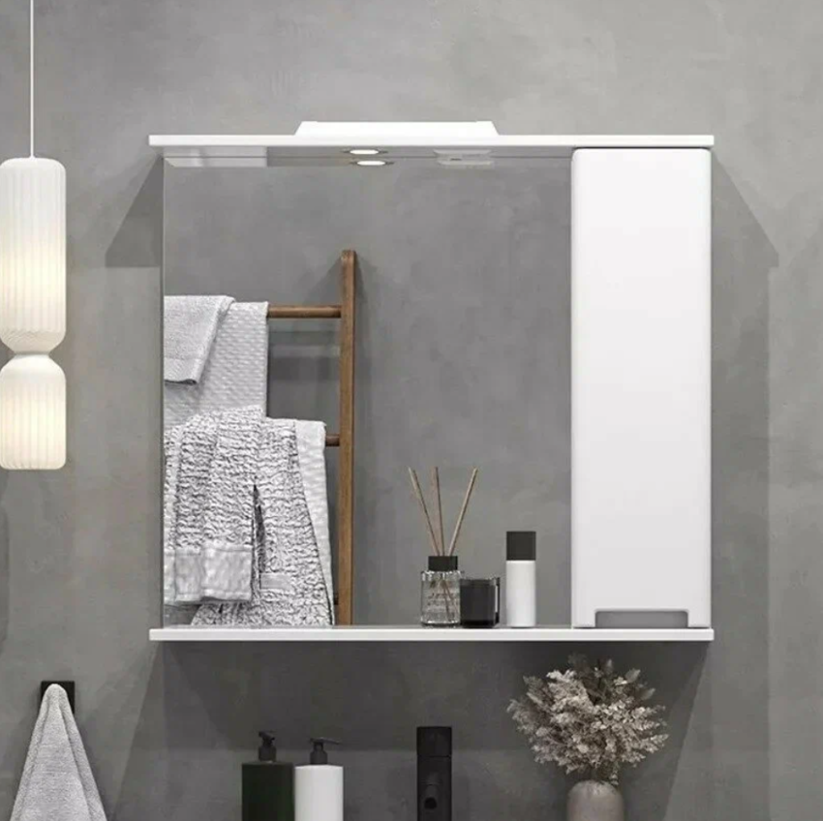 Зеркальный шкаф подвесной SanStar Ориана 80 белый